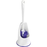 Maximex WC-Garnitur "Hygiene-Set", 2 St., aus Polypropylen-thermoplastisches Gummi (TPR), WC-Bürstenhalter, Klobürsten mit Randbürste und Anti-Haft-Wirkung von Maximex
