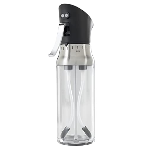 Maximex Zerstäuber mit Sprühfunktion - 2-in-1 Öl- und Essigflasche mit Sprühfunktion und Doppelkammer Fassungsvermögen: 0.2 l, Edelstahl rostfrei, 9 x 20.4 x 5.7 cm, Silber matt Maximex Zerstäuber mit Sprühfunktion - 2-in-1 Öl- und Essigflasche mit Sprühfunktion und Doppelkammer Fassungsvermögen: 0.2 l, Edelstahl rostfrei, 9 x 20.4 x 5.7 cm, Silber matt von Maximex