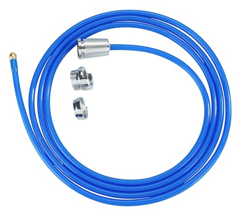 Reiniger Mod. Power Rohr-frei Twister Hochdruck Abflussreiniger mit Messingdüse Easy-Clip System für Abflussrohr 3 x 250 x 3 cm Blau von Maximex
