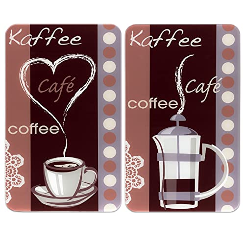 Herdabdeckplatte Universal Kaffeeduft 2er Set von Maximex