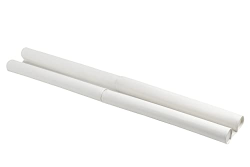 Maximex Zugluft-Stopp Weiß - Passend für alle gängigen Türen, Kunststoff, 80 x 3.8 x 13 cm, Weiß von Maximex