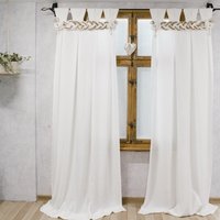 steingewaschene Leinen Vorhang, Weiße Vorhang steingewaschene Leinen Vorhang, Weiße Vorhang von MaximilianoCurtains