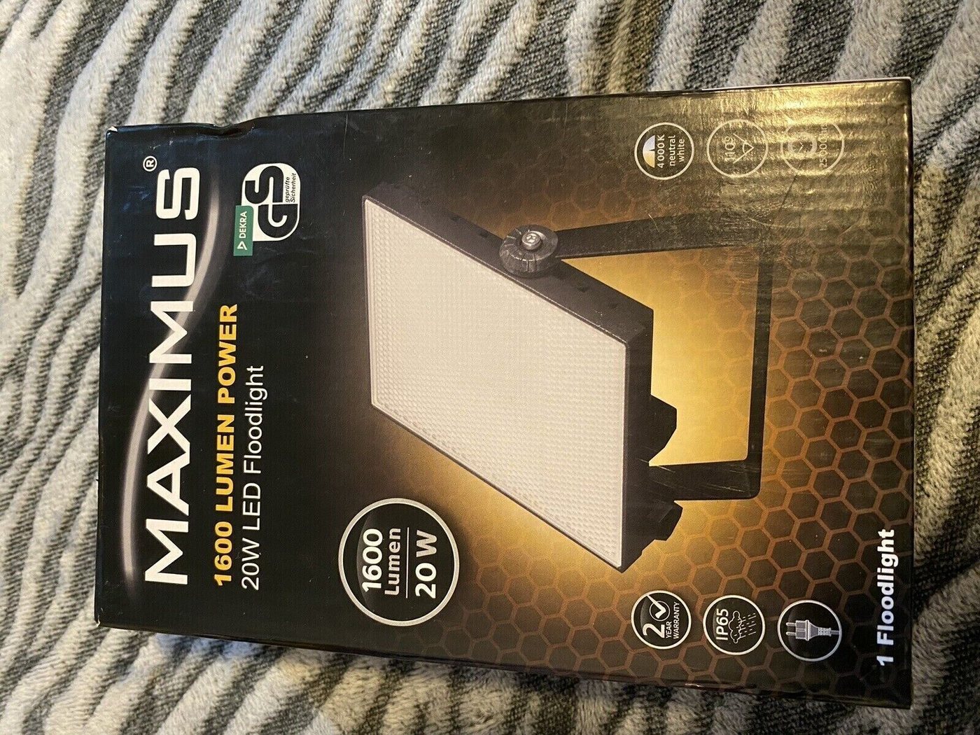 Maximus LED Arbeitsleuchte LED Flutlicht, Campinglaterne, Neutralweiß, Außen Strahler, Neutralweiß, Wasserfest, Scheinwerfer von Maximus