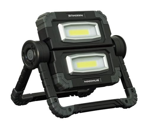 Maximus LED Arbeitsleuchte "Schmetterling" 2 x 10 W, 1000 lm Arbeitslampe Werkstatt-Lampe Doppel-Leuchte von Maximus