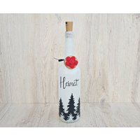 Leuchtflasche Schwarzwald Mit Bollenhut von MaxinesEselstall