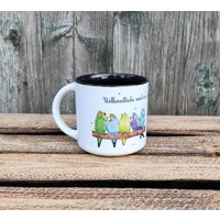 Tasse Wellensittich, Budgie von MaxinesEselstall