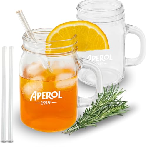 Maxito Aperol Gläser inkl. Glasstrohhalme von hervorragender Qualität mit 360 ml im 2er Set als Geschenke für Frauen oder Aperol Geschenk - Aperol Spritz Gläser Maxito Aperol Gläser inkl. Glasstrohhalme von hervorragender Qualität mit 360 ml im 2er Set als Geschenke für Frauen oder Aperol Geschenk - Aperol Spritz Gläser von Maxito