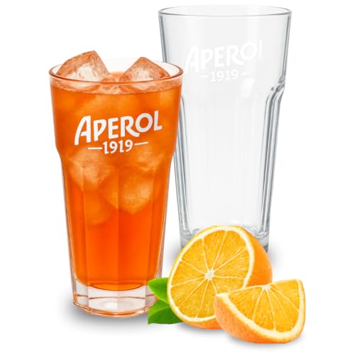 Maxito Aperol Spritz Gläser ∣ 2er Set mit 340 ml∣ Modernes Design für Cocktail Gläser ∣ Ideal als Aperol Spritz Geschenkset ∣ Aperol Geschenk ∣ Trinkgläser Set Maxito Aperol Spritz Gläser ∣ 2er Set mit 340 ml∣ Modernes Design für Cocktail Gläser ∣ Ideal als Aperol Spritz Geschenkset ∣ Aperol Geschenk ∣ Trinkgläser Set von Maxito