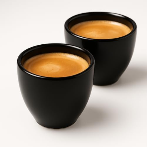 Maxito Espressotassen ∣ 2er Set 80 ml ∣ Modernes Design für Espresso aus Keramik ∣ Ideal als Espressotassen Set ∣ Espressotassen dickwandig Maxito Espressotassen ∣ 2er Set 80 ml ∣ Modernes Design für Espresso aus Keramik ∣ Ideal als Espressotassen Set ∣ Espressotassen dickwandig von Maxito
