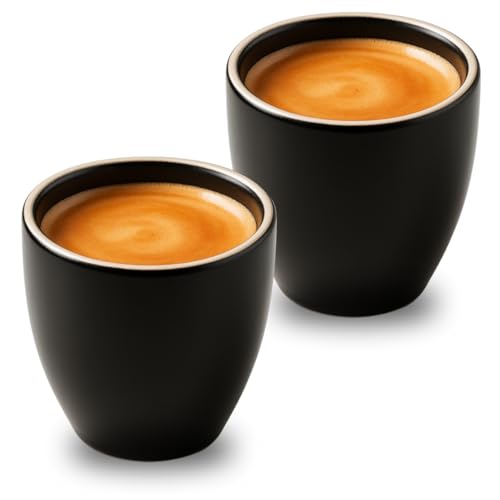 Maxito Espressotassen ∣ 2er Set in 80 ml ∣ Modernes Design für Espresso aus Keramik ∣ Ideal als Espressotassen Set ∣ Maxito Espressotassen ∣ 2er Set in 80 ml ∣ Modernes Design für Espresso aus Keramik ∣ Ideal als Espressotassen Set ∣ von Maxito