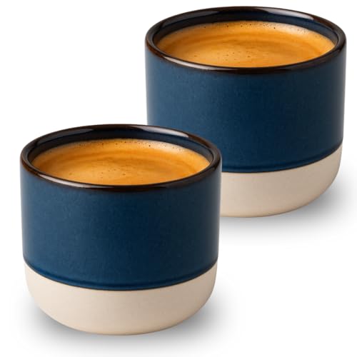 Maxito Espressotassen ∣ 2er Set mit 100 ml ∣ Modernes Design für Espresso aus Keramik ∣ Ideal als Espressotassen Set ∣ Espressotassen dickwandig Maxito Espressotassen ∣ 2er Set mit 100 ml ∣ Modernes Design für Espresso aus Keramik ∣ Ideal als Espressotassen Set ∣ Espressotassen dickwandig von Maxito