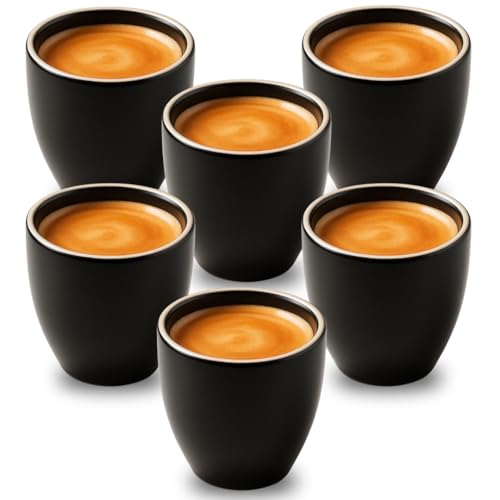 Maxito Espressotassen ∣ 6er Set in 80 ml ∣ Modernes Design für Espresso aus Keramik ∣ Ideal als Espressotassen Set Maxito Espressotassen ∣ 6er Set in 80 ml ∣ Modernes Design für Espresso aus Keramik ∣ Ideal als Espressotassen Set von Maxito
