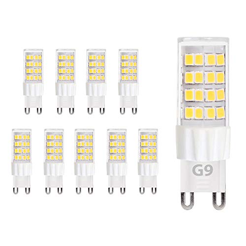 Maxkomfort 10x G9 LED Leuchtmittel 5W 230V warmweiß 3000K Lampen Stecklampe Halogen Ersatz SMD 450 Lumen 10er Pack DE-Händler von Maxkomfort