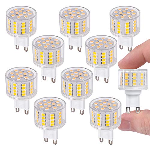 Maxkomfort 10x G9 LED Leuchtmittel kurz 5W 230V 4000K neutralweiß Lampen Stecklampe Halogen Ersatz SMD 560 Lumen 10er Pack von Maxkomfort