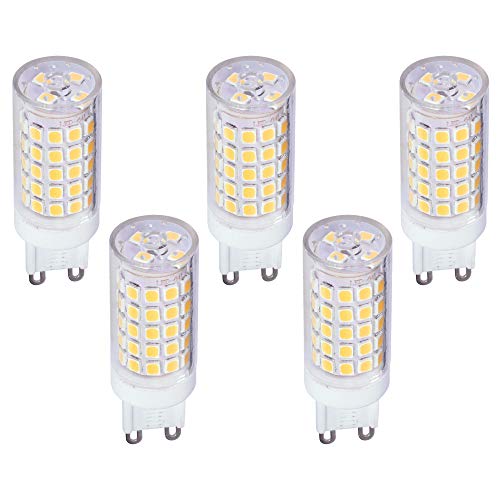 max K O M F O R T 5x G9 LED Leuchtmittel 5W 230V warmweiß 2900K Lampen Stecklampe Halogen Ersatz SMD 520 Lumen 5er Pack von max K O M F O R T