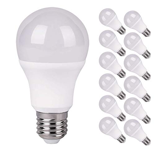 Maxkomfort LED Glühbirne | Ersetzt 60W | 12er SET | A60 Leuchtmittel | 11 Watt | 1055 Lumen | 3000 Kelvin warmweiß | Leuchtmittel Lampe Keramik 1er SET von Maxkomfort