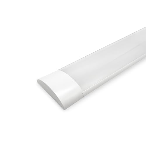 Maxled, Light is Led! LED Feuchtraumleuchte 91cm 40W Wannenleuchte Feuchtraumlampe 3CCT(2700K/4000K/7000K) 4000LM Röhre Deckenleuchte für Keller Werkstatt Garage Küche Bad Büro Feuchtraum Lampe Weiß von Maxled, Light is Led!