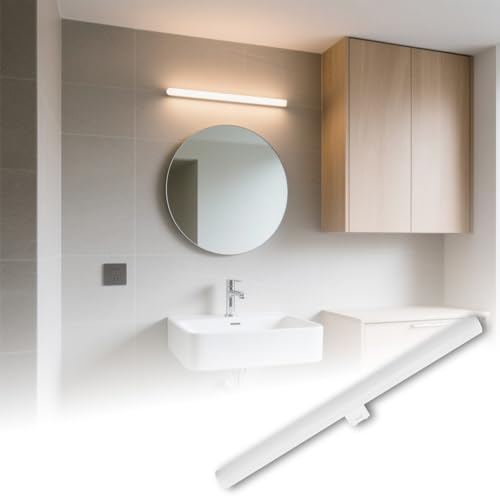 Maxled, Light is Led! LED Linienlampe S14D 50cm, 1100lm 12W Ersetzt 90W Glühlampe LED-Lampe 2700K Warmweiß 180° LEDs Röhre 1 Sockel für Küche Badezimmer Spiegelleuchte Nicht Dimmbar von Maxled, Light is Led!