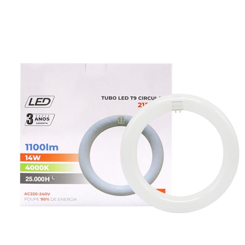 Maxled, Light is Led! LED TUBE T9 Ø21.5CM, Ringförmige LED Röhre 14W Warmweiß 4000K 1100LM G10Q Sockel Fassung Hell Leuchtröhre PC Deckenleucht Alternative für Klassische T9-Leuchtstofflampen von Maxled, Light is Led!