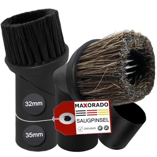 Maxorado 32mm 35mm Staubpinsel Set Düse Staubsauger-aufsatz Möbelpinsel Bürste Ersatzteil für Staubsauger CLEANmaxx Zyklon-Staubsauger Pet Star 9069 07023 08956 9109 Zubehör Bürsten von Maxorado