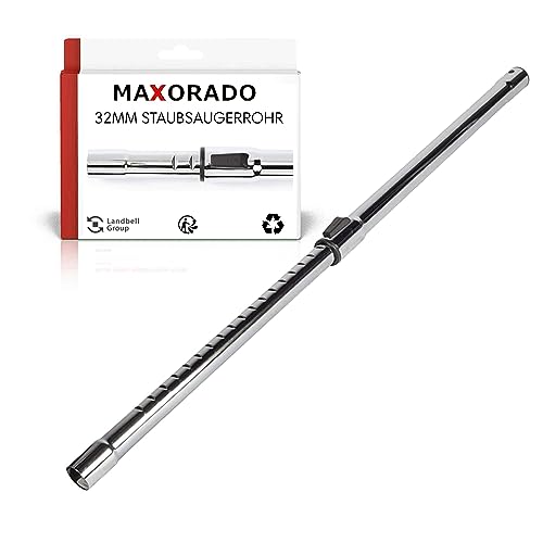 Maxorado 32mm Rohr Sauger Staubsaugerrohr zb kompatibel mit für AEG Vampyr CE 2100 Power 24dB Ae 3450 Igenio Airmax Aam 6100-6150 Ultra Silencer Öko 3000 Smart 485 4594 Ergo Essence Teleskoprohr von Maxorado