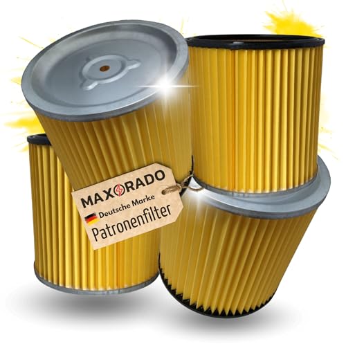Maxorado 4 Stück Patronenfilter Filter kompatibel mit Kärcher K 2001 K 2201 K 2901 K 3000 Plus NT 301 - Ersatz für 6.414-354.0 I 1.819-121.0 I Ersatzfilter K 2901 von Maxorado