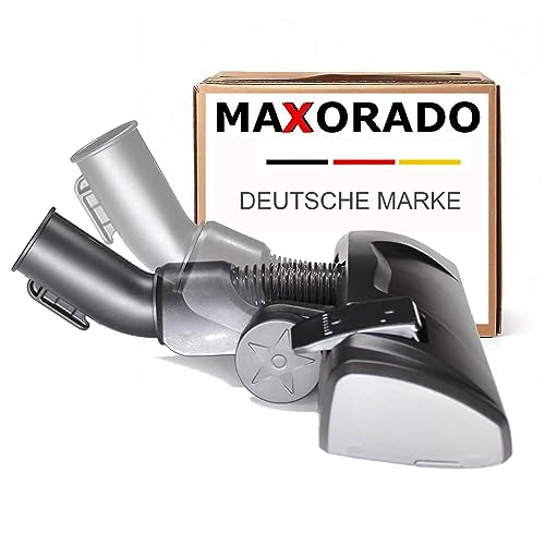 Maxorado Kombidüse Flex2 32mm 35mm Universal Staubsaugerdüse Staubsauger Bodendüse zb kompatibel mit Ersatzteil für Electrolux Bosch Siemens Dirt Devil BSH Einhell Makita Kärcher Thomas Numatic von Maxorado