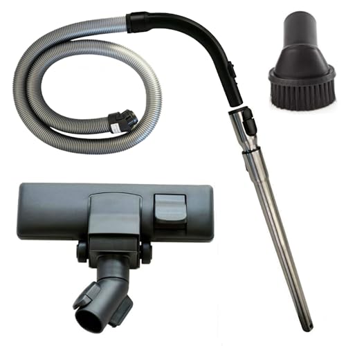Maxorado Kombidüse mit Rollen + Rohr + Handgriff + Schlauch kompatibel mit Miele Complete C3 S8 S8340 S8430 S8380 S8370 7863554 7863555 Bodendüse Düse Griff Teleskoprohr Staubsauger Ersatzteile von Maxorado