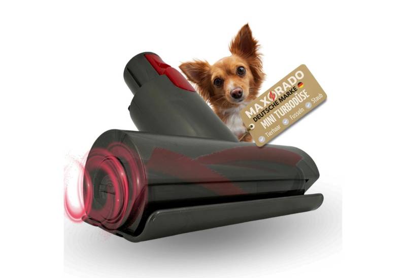Maxorado Mini-Turbodüse Mini Turbodüse für Dyson V7 V8 V11 V15 Turbinendüse Polsterdüse Milben, Zubehör für Dyson V7, Dyson V8, Dyson V10, Dyson V11, Dyson V15, (1-tlg), Turbobürste Aufsatz Milbenbürste Sofa Bett Auto von Maxorado