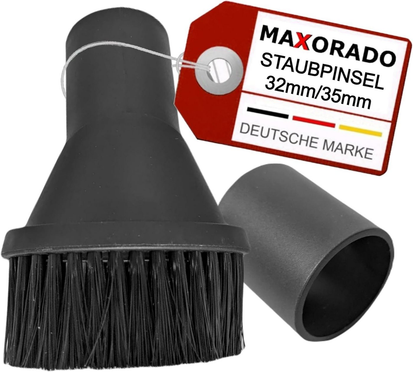 Maxorado Möbelpinsel 35mm Staubpinsel Staubsauger Düse für Miele Kärcher Bosch Möbelpinsel, Zubehör für Staubsauger wie Miele, Kärcher, Siemens, Einhell, (1-tlg), flexibel von Maxorado