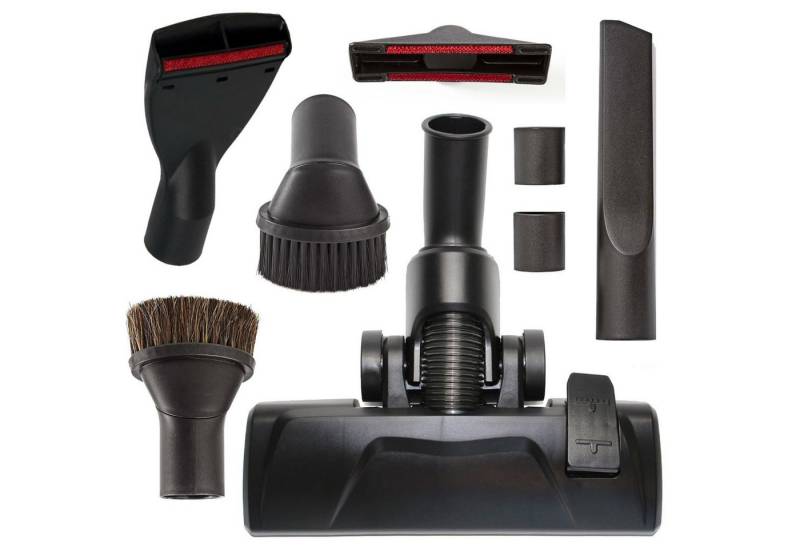 Maxorado Staubsaugerdüsen-Set Bodendüse + Zubehör Set für Staubsauger Bosch Siemens Miele Kärcher, Zubehör für Staubsauger wie Bosch Siemens Miele Einhell Deuba Syntrox, (Aufsätze, 6-tlg), 32mm / 35mm Anschluss von Maxorado