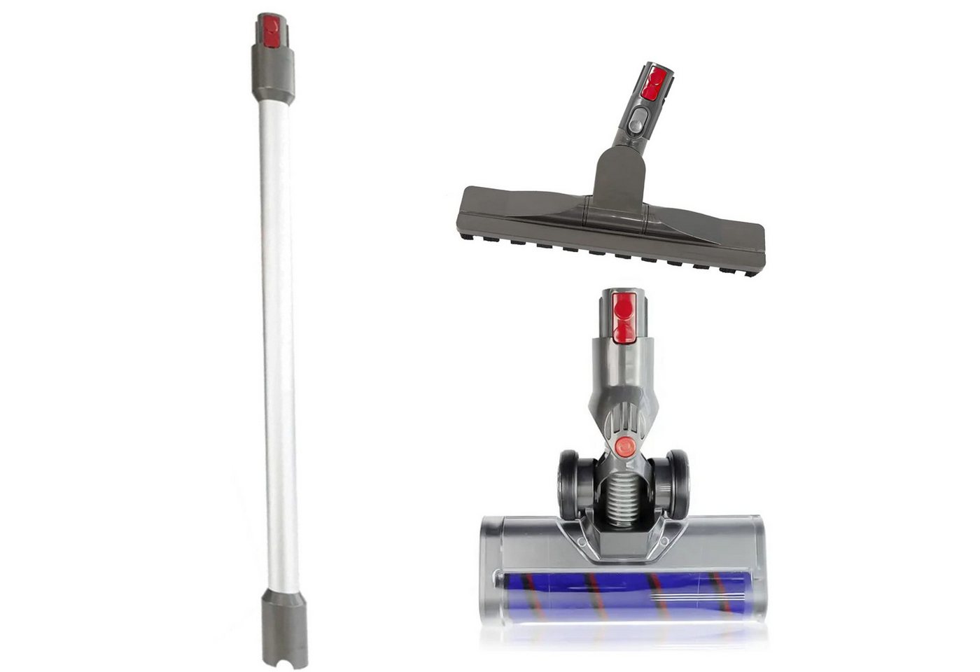 Maxorado Staubsaugerdüsen-Set Turbodüse + Parkettdüse + Rohr für Dyson V7 V8 V10 V11 V15 Ersartzteil, Zubehör für Dyson Staubsauger V7 V8 V10 V11 V15 Absolute Animal Detect, (Ersatzteile Set für Original Staubsauger, 3-tlg), Quick Release Anschluss Maxorado Staubsaugerdüsen-Set Turbodüse + Parkettdüse + Rohr für Dyson V7 V8 V10 V11 V15 Ersartzteil, Zubehör für Dyson Staubsauger V7 V8 V10 V11 V15 Absolute Animal Detect, (Ersatzteile Set für Original Staubsauger, 3-tlg), Quick Release Anschluss von Maxorado