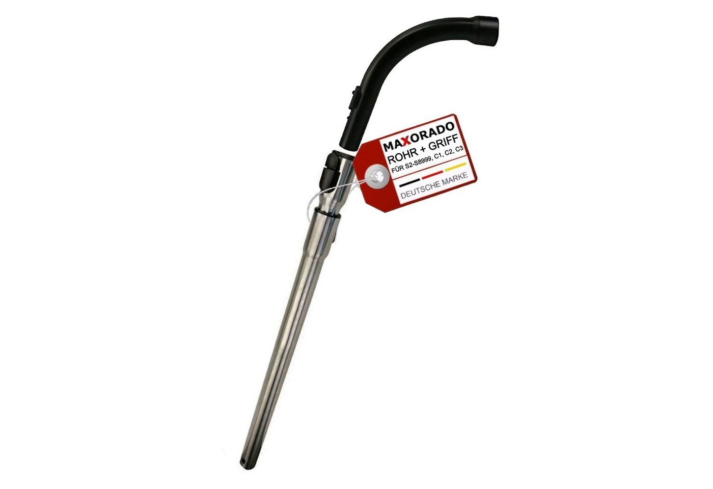 Maxorado Staubsaugerrohr Rohr Griff für Miele S8340 S8330 8370 Compact C1 C2 Complete C3, Zubehör für Miele S8, Miele S6, Miele S2, Miele S4, Miele S8340, Miele C1, Miele C2, Miele C3, 10275580 9265991 9265990 5658811 5658812 5658813 Zubehör von Maxorado