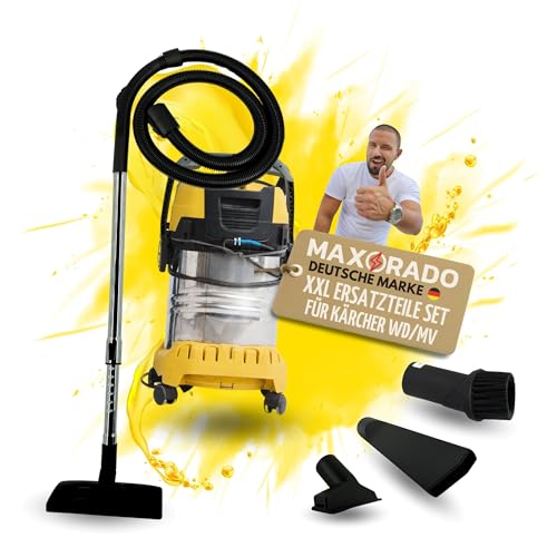 Maxorado XXL Ersatzteile Set für Kärcher MV WD2 WD3 WD4 WD5 WD6 WD7 Nass- und Trockensauger Ersatzteil Staubsauger Schlauch Düse Rohr Zubehör WD 2 3 4 5 6 7 K A Serie von Maxorado