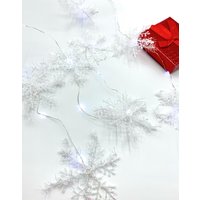 Schneeflocke Lichterkette, Led-Girlande Lichter, Weihnachten Lichterkette von MaxplanationPhotos