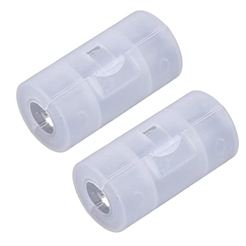 Maxtonser 2X AA to C Size Battery Converter Adaptor Adapter for Case,Converter Adapter von Maxtonser