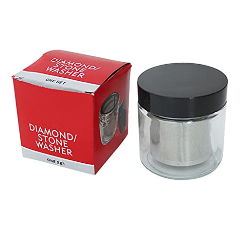 Maxtonser Diamond Washing Cup e Cleaning Glass Jar Bottle with Metal Sieve Cleaner von Maxtonser