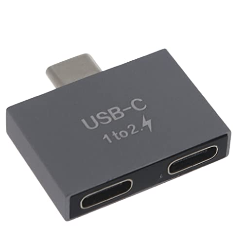 Maxtonser USB C Male to Dual USB C Female Splitter Convter Adapter Connector for USB C PD Charger Powerbank Laptop Accessories,Extension Adapter Maxtonser USB C Male to Dual USB C Female Splitter Convter Adapter Connector for USB C PD Charger Powerbank Laptop Accessories,Extension Adapter von Maxtonser