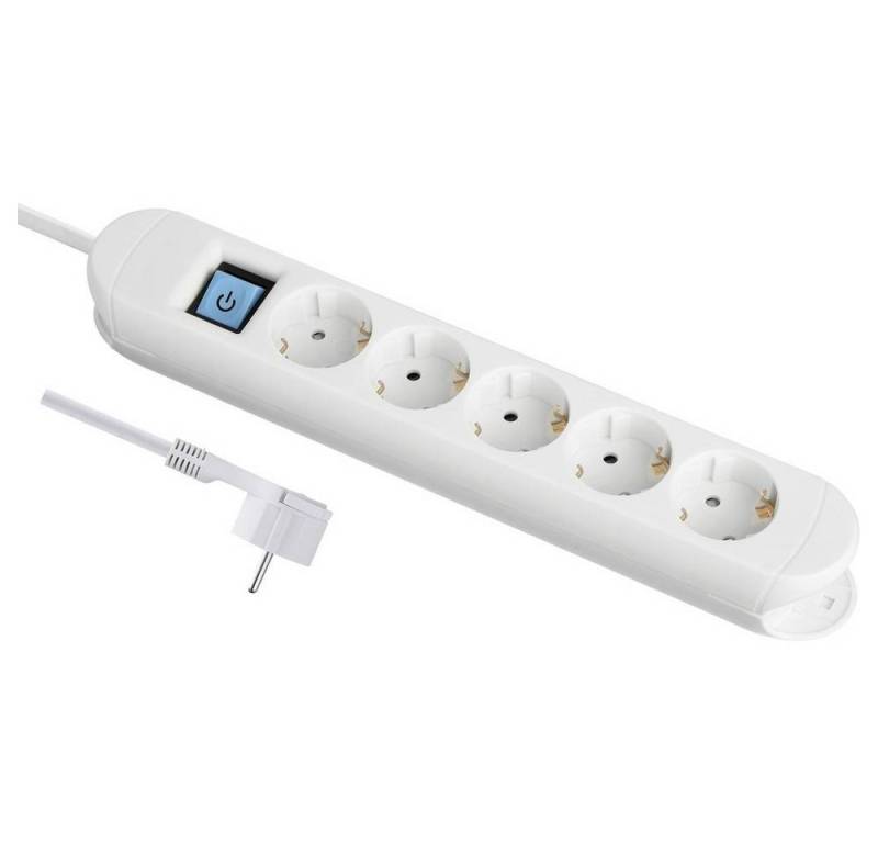 Maxtrack NV57 5-fach Steckdosenleiste NV 57-1,5 WL Steckdosenleiste, mit Schalter von Maxtrack