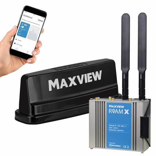Maxview MXL057/B Roam X Campervan WiFi System | 5G Ready Antenne - Schwarz von Maxview
