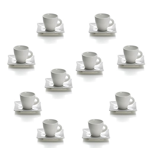 10er SET Espressotasse 80 ml EAST MEETS WEST mit Unterteller/Maxwell & Williams/Kaffeetasse/Tasse von Maxwell & Williams