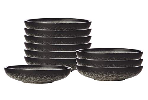 10er SET Maxwell & Williams AX0325 CAVIAR GRANITE Dipschale 10 cm, Premium-Keramik von Maxwell & Williams