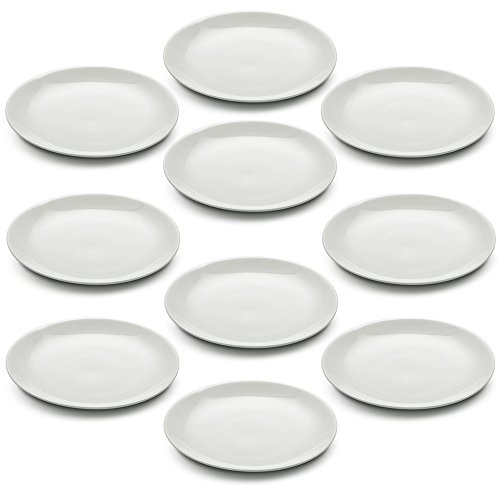10er SET Teller rund 15 cm White Basics ROUND von Maxwell & Williams von Maxwell & Williams