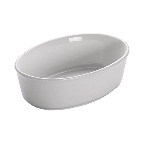 Auflaufform WHITE BASICS KITCHEN L. 18cm oval weiß Porzellan Maxwell & Williams von Maxwell & Williams