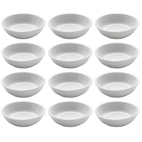 Maxwell & Williams 12er Set Dipschalen White Basics Round D. 7cm H. 2cm weiß von Maxwell & Williams