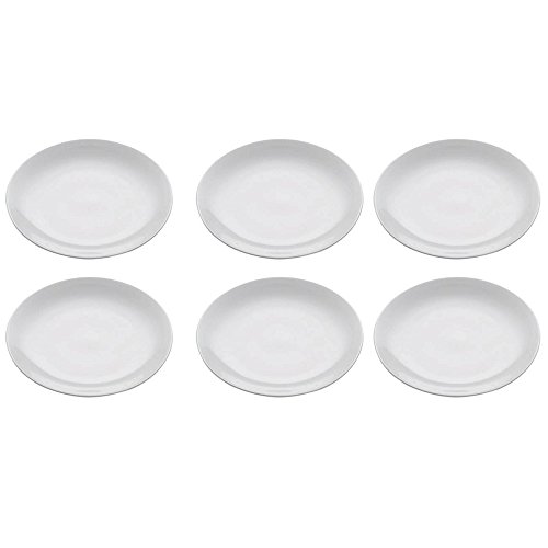 Maxwell & Williams 6er Set Frühstücksteller White Basics Round D. 20,5cm weiß von Maxwell & Williams