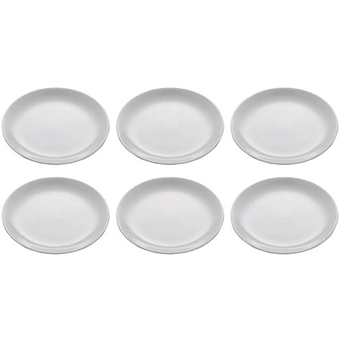 Maxwell & Williams 6er Set Kuchenteller White Basics Round D. 19cm weiß von Maxwell & Williams