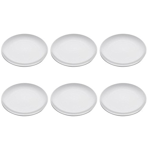 Maxwell & Williams 6er Set Speiseteller White Basics Round D. 27,5cm weiß von Maxwell & Williams