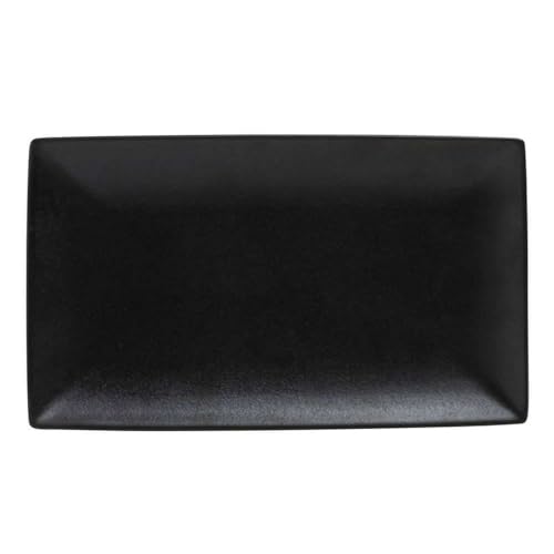 Maxwell & Williams AX0069 CAVIAR BLACK Platte 27,5 x 16 cm, Premium-Keramik von Maxwell & Williams
