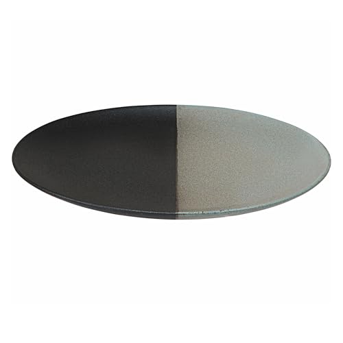 Maxwell & Williams AX0561 Teller rund - 27,5 cm Durchmesser - Serie Umi - mit Reaktivglasur grau-schwarz in Geschenkbox von Maxwell & Williams